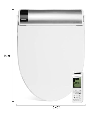 Bio Bidet BB2000 Bliss Electric Bidet Toilet Seat, Warm Water with Air Dryer