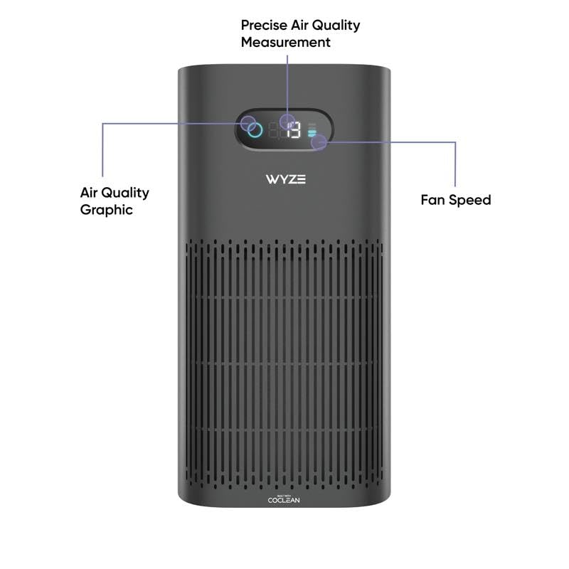 Wyze Air Purifier with Wildfire Filter (Special) for Living Room Kitchen HEPA 13 21db Quiet