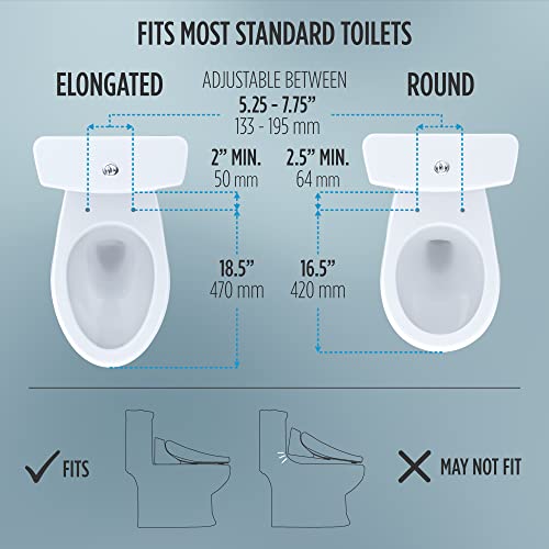 TOTO® WASHLET® C2 Electronic Bidet Toilet Seat with PREMIST