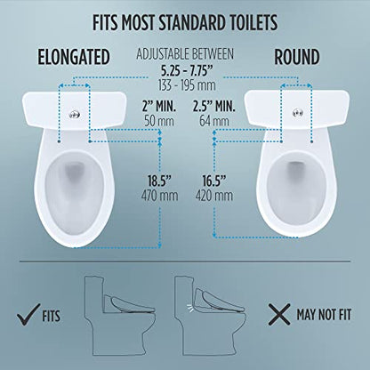 TOTO® WASHLET® C2 Electronic Bidet Toilet Seat with PREMIST