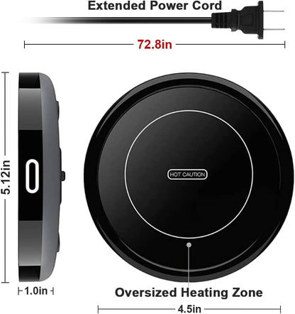 Smart Coffee Warmer BESTINNKITS Auto On/Off Gravity-Induction Mug Warmer for Office Desk Use