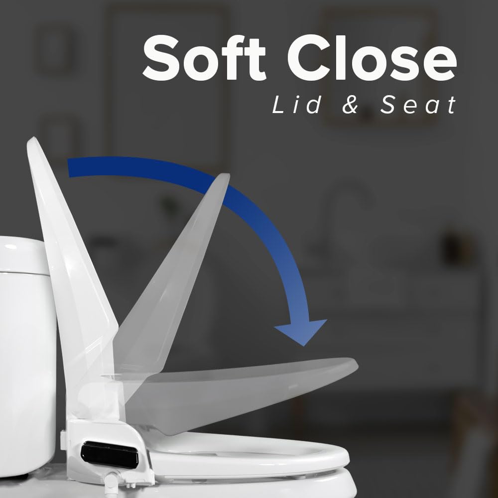 SmartBidet® SB-1000WE Electric Smart Bidet™ Toilet Seat with Heated Seat