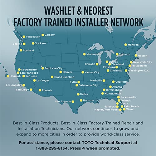 TOTO® WASHLET® C2 Electronic Bidet Toilet Seat with PREMIST