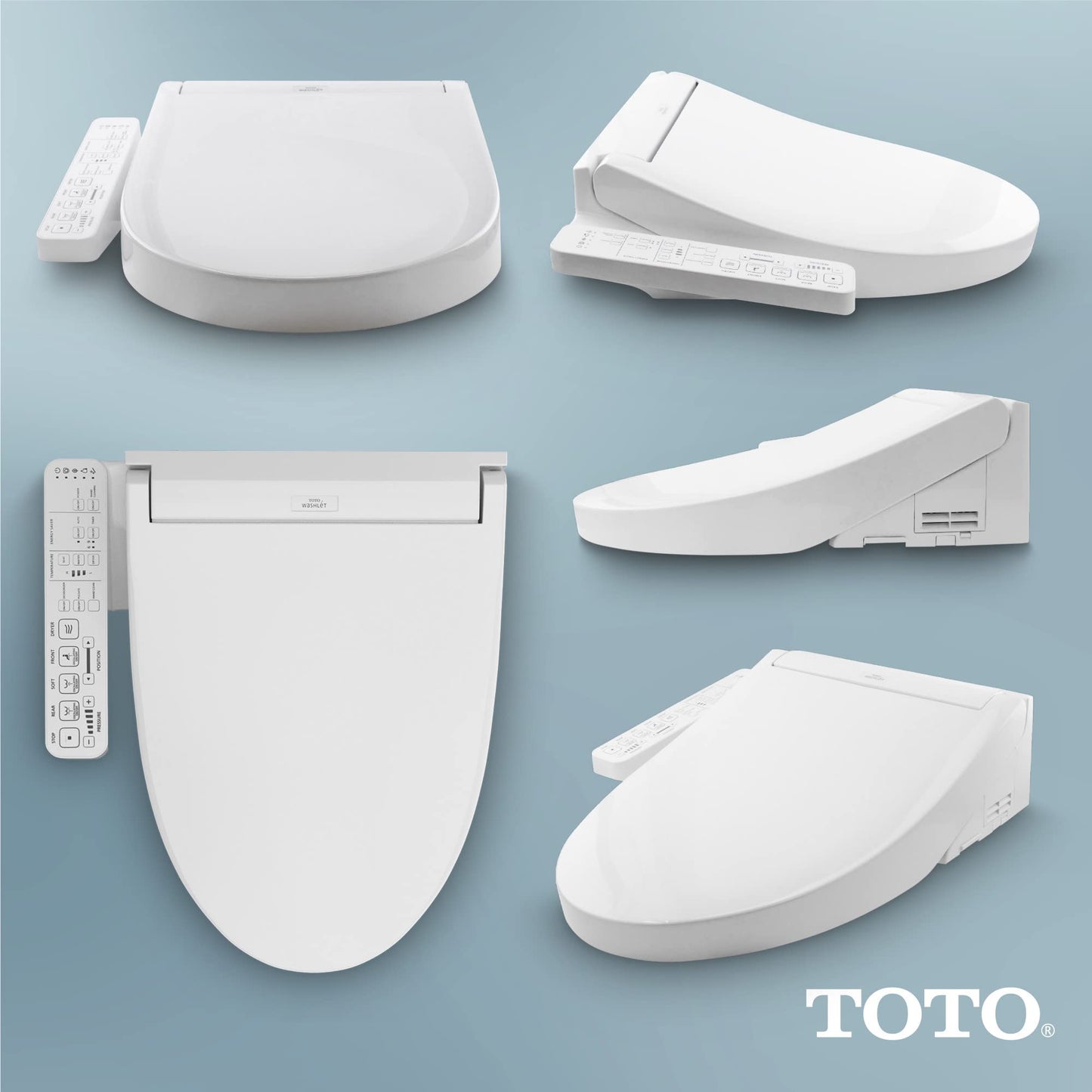 TOTO® WASHLET® C2 Electronic Bidet Toilet Seat with PREMIST
