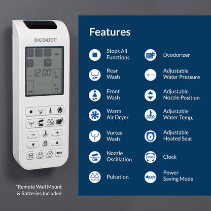 Bio Bidet BB2000 Bliss Electric Bidet Toilet Seat, Warm Water with Air Dryer